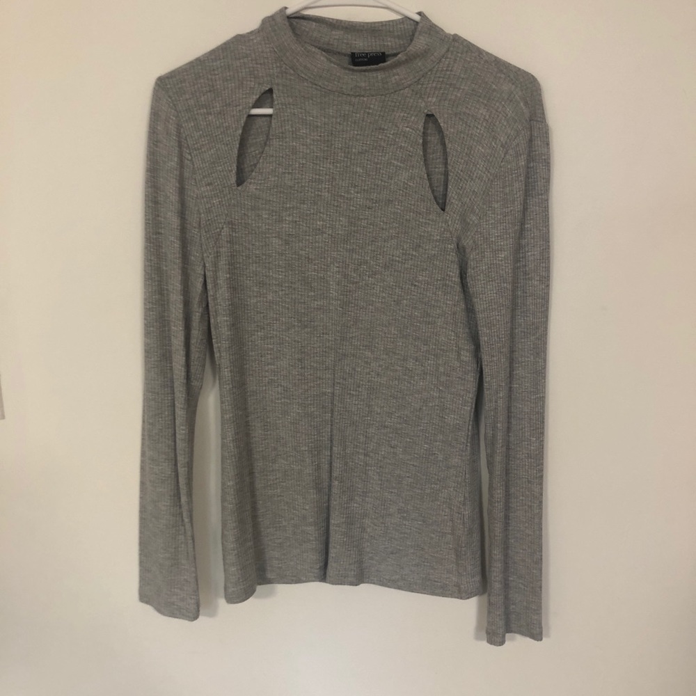 Free Press Heather Grey Longsleeve